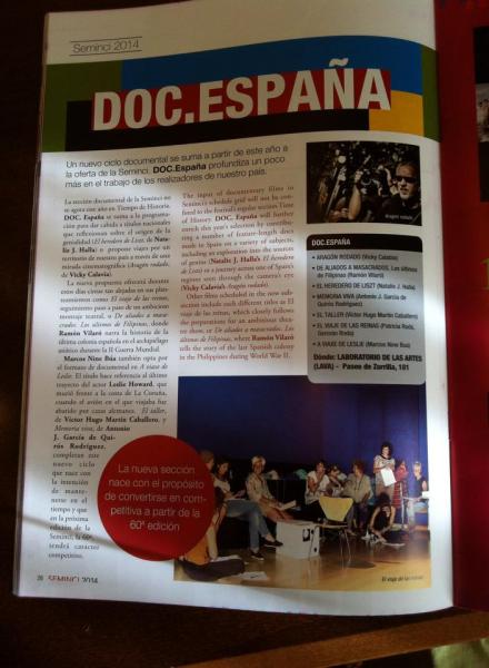 revista oficial de Seminci